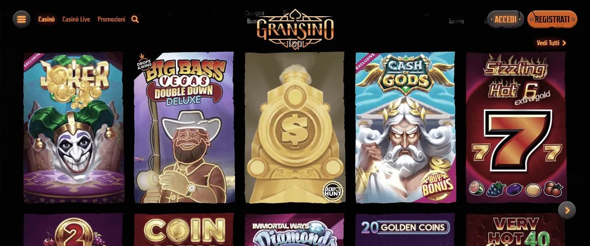 gransino casino online stranieri sicuri