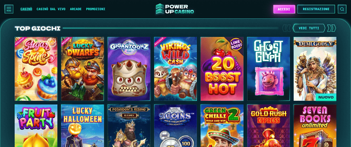 powerup casino stranieri